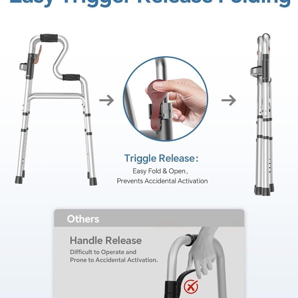 Folding Walkers for Seniors - Picture 5 of 8